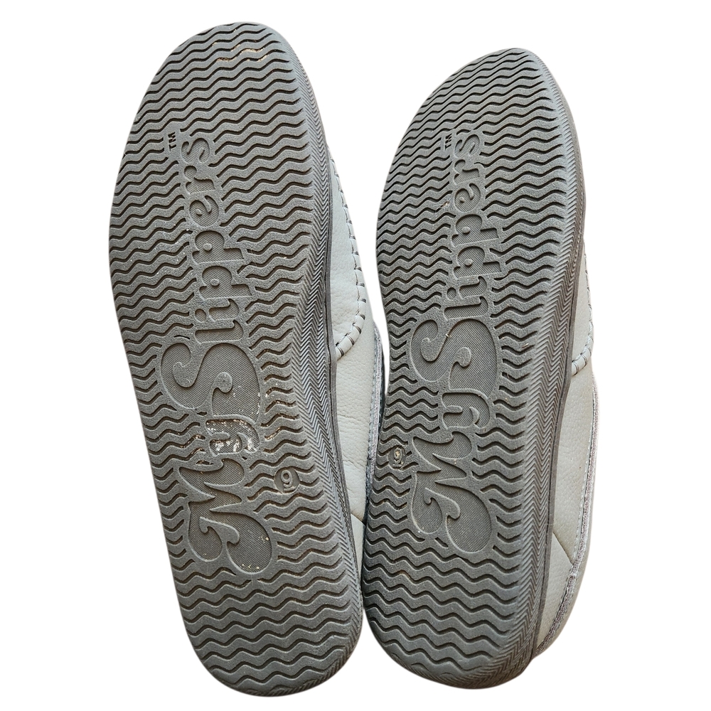 My Slippers Leather Upper Women's Size 9 Gray Indoor/Outdoor Sole - Picture 3 of 5